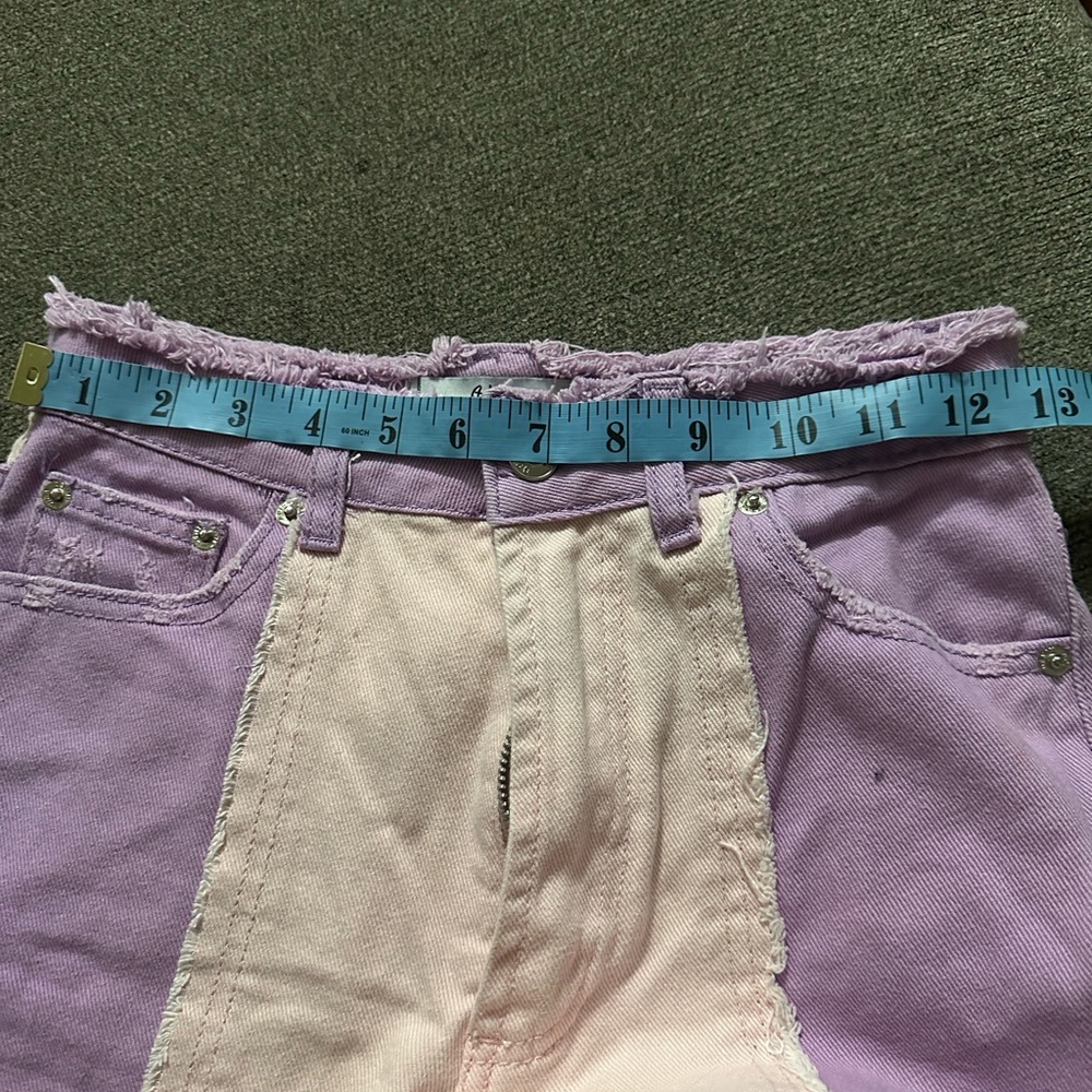 Adika mom jeans pink& purple size xsmall EUC - Picture 6 of 6
